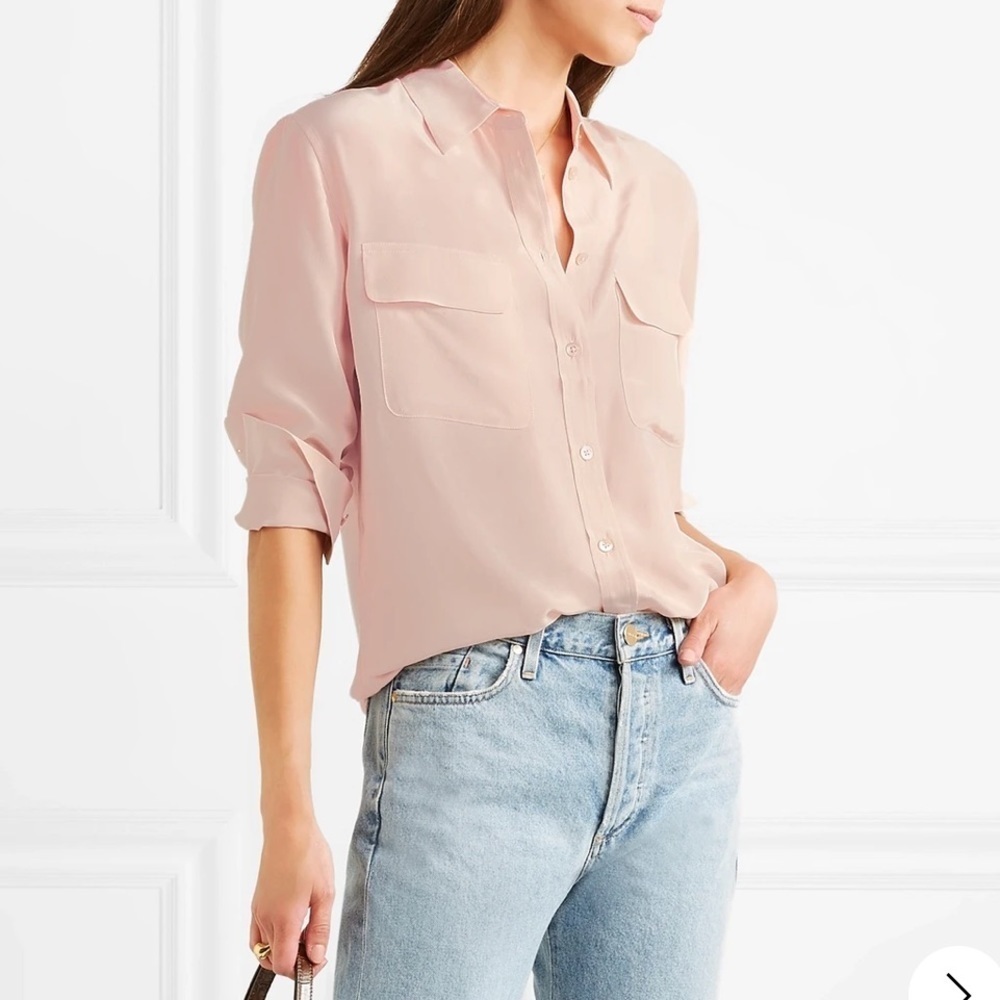 Equipment Blush Signature Blouse